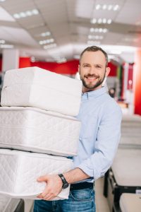 a man sell mattresses